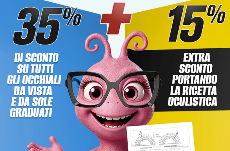 35% discount + 15% with eye prescription