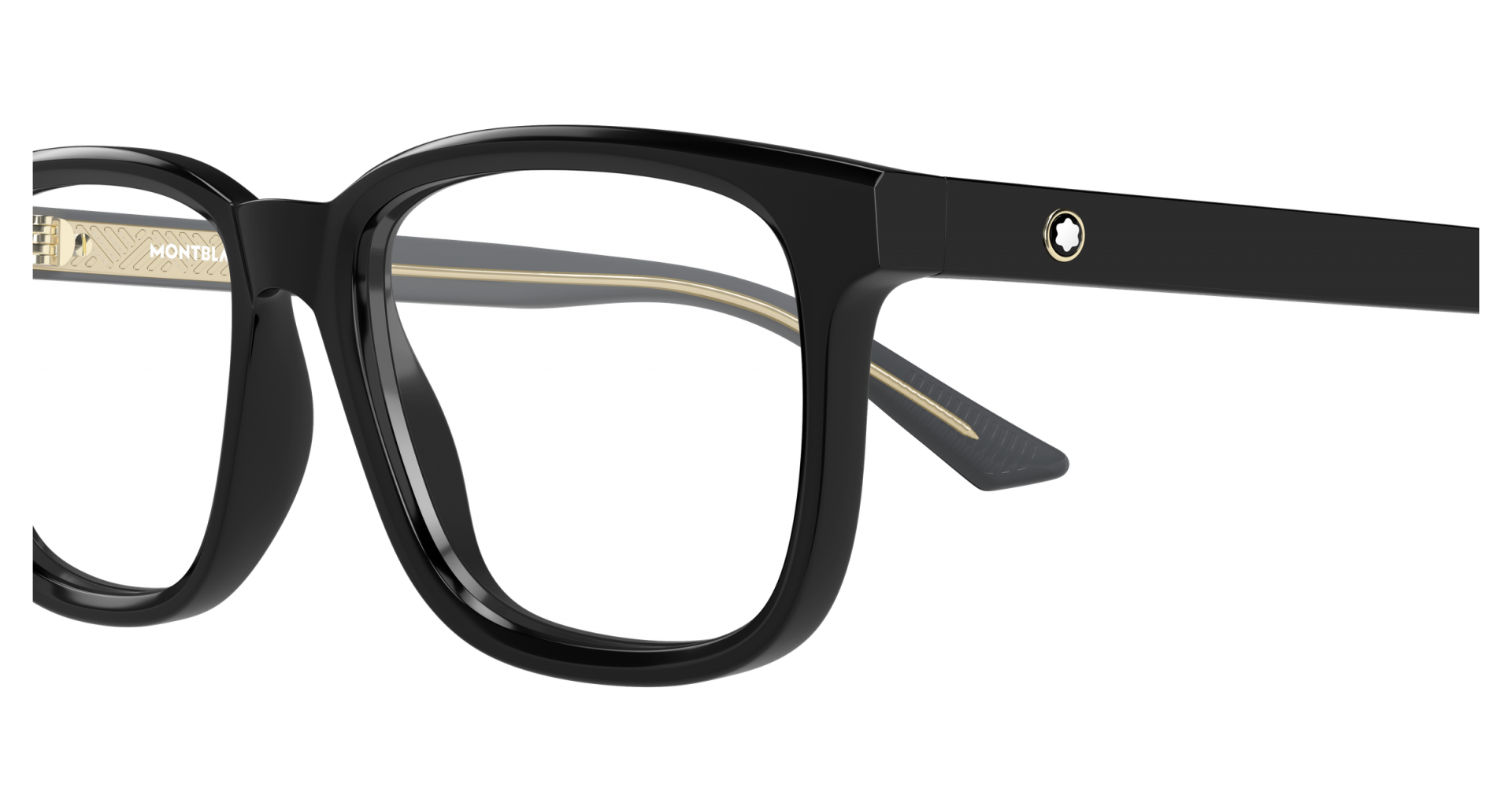 Ophthalmic frames Mont Blanc MB0452O 001 8056376615395 | Ottica Lux