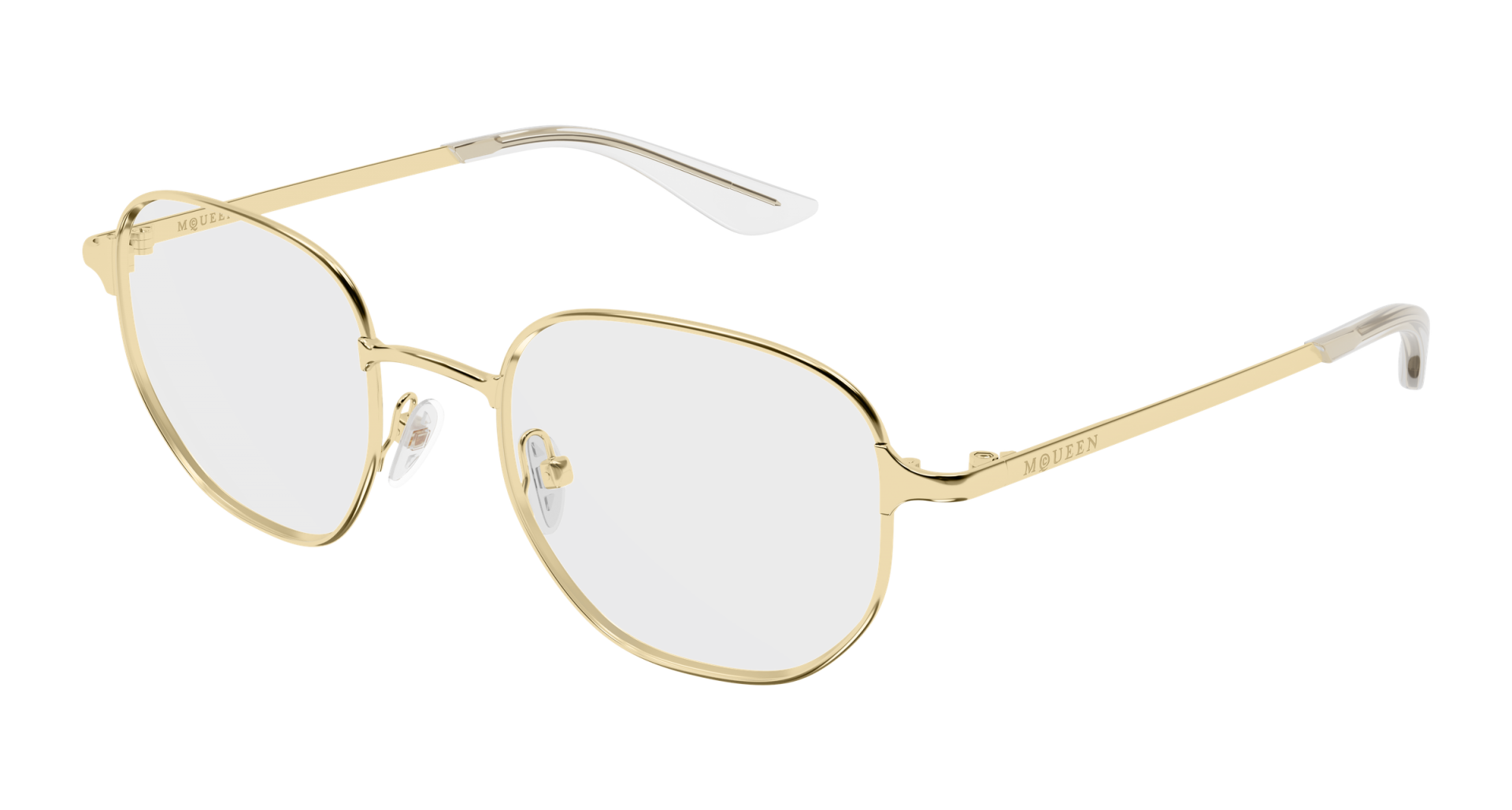 Occhiali da vista Alexander McQUEEN AM0590O 001 8056376689655 | Ottica Lux