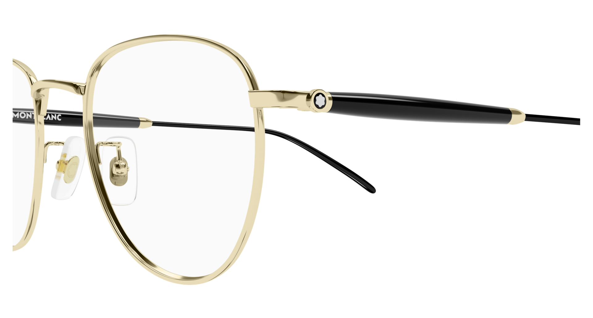 Ophthalmic frames Mont Blanc MB0410O 001 8056376564839 | Ottica Lux