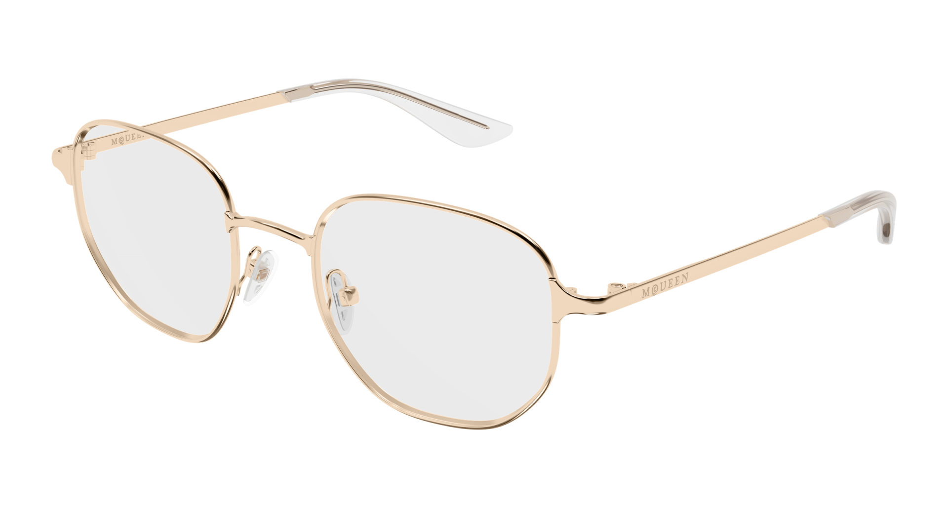 Occhiali da vista Alexander McQUEEN AM0590O 001 8056376689655 | Ottica Lux