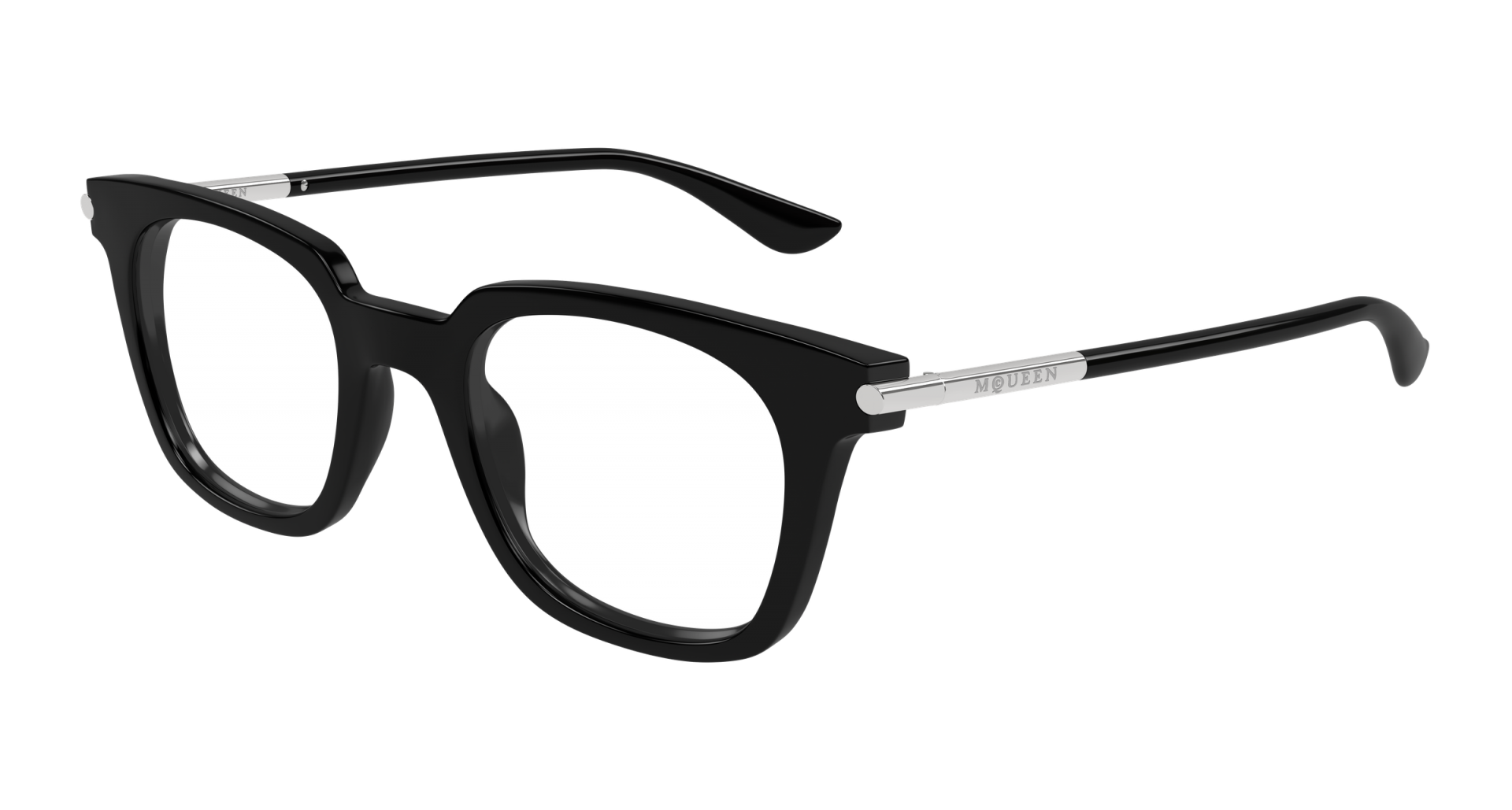 Ophthalmic frames Alexander McQUEEN AM0521O 001 8056376602425 | Ottica Lux