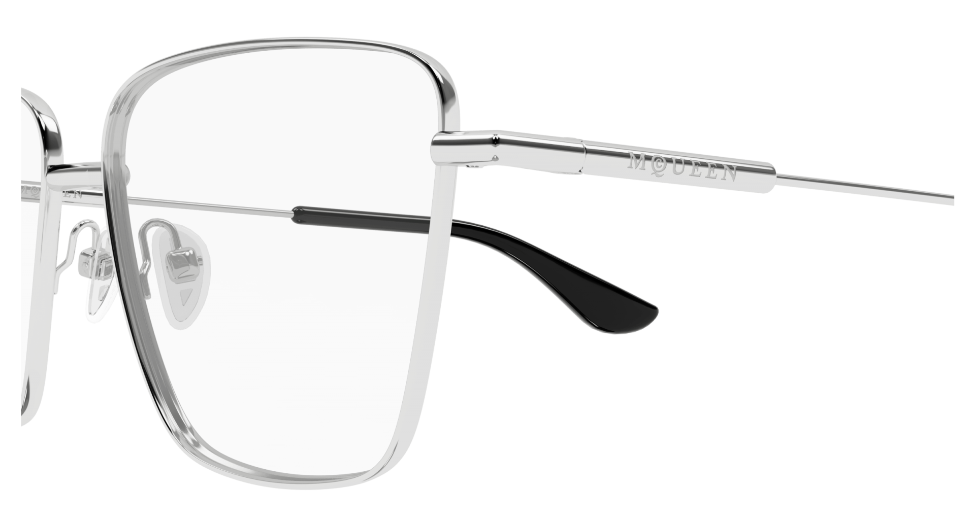 Occhiali da vista Alexander McQUEEN AM0503O 001 8056376567236 | Ottica Lux