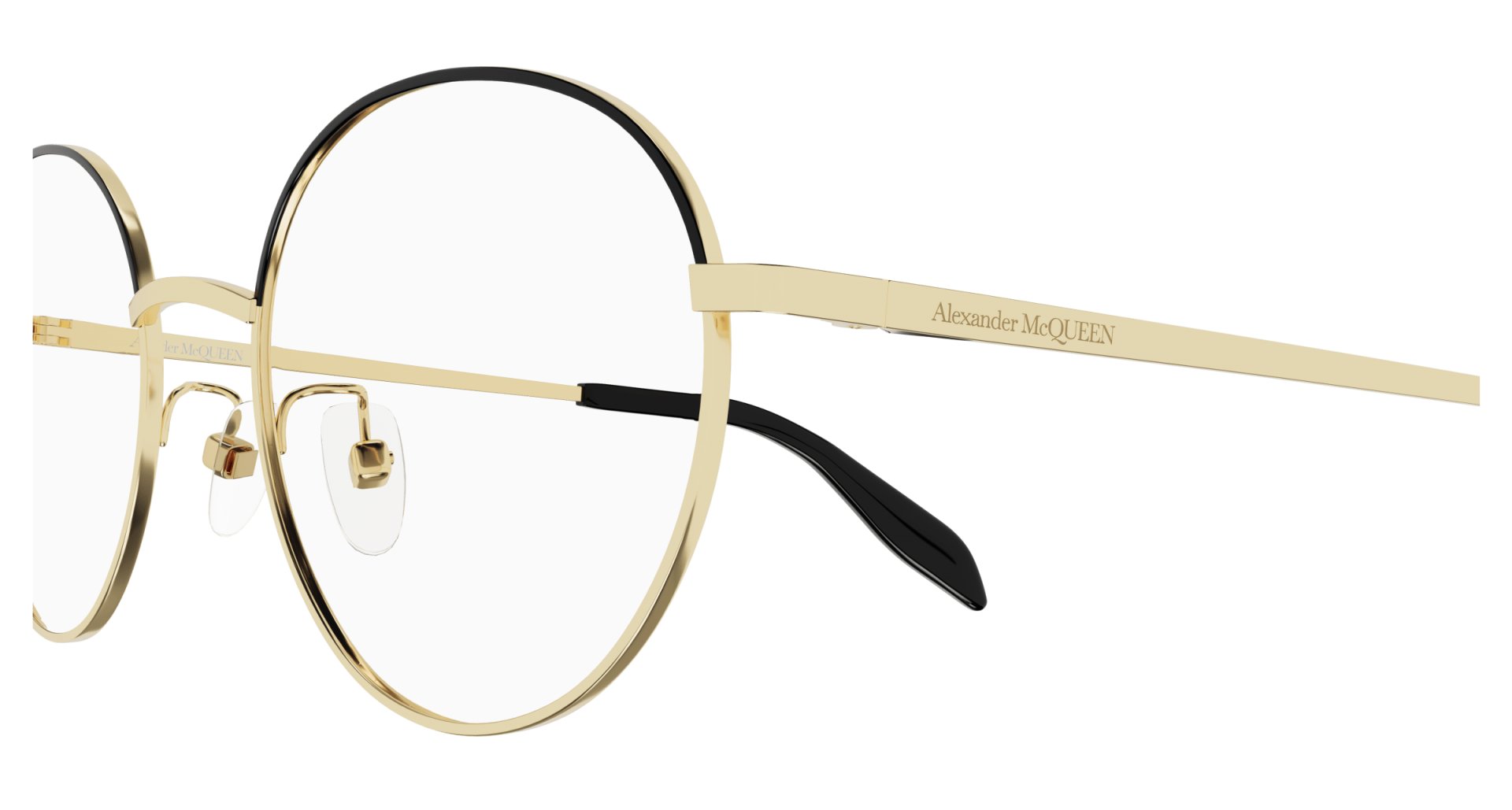 Occhiali da vista Alexander McQUEEN AM0369O 001 8056376394924 | Ottica Lux