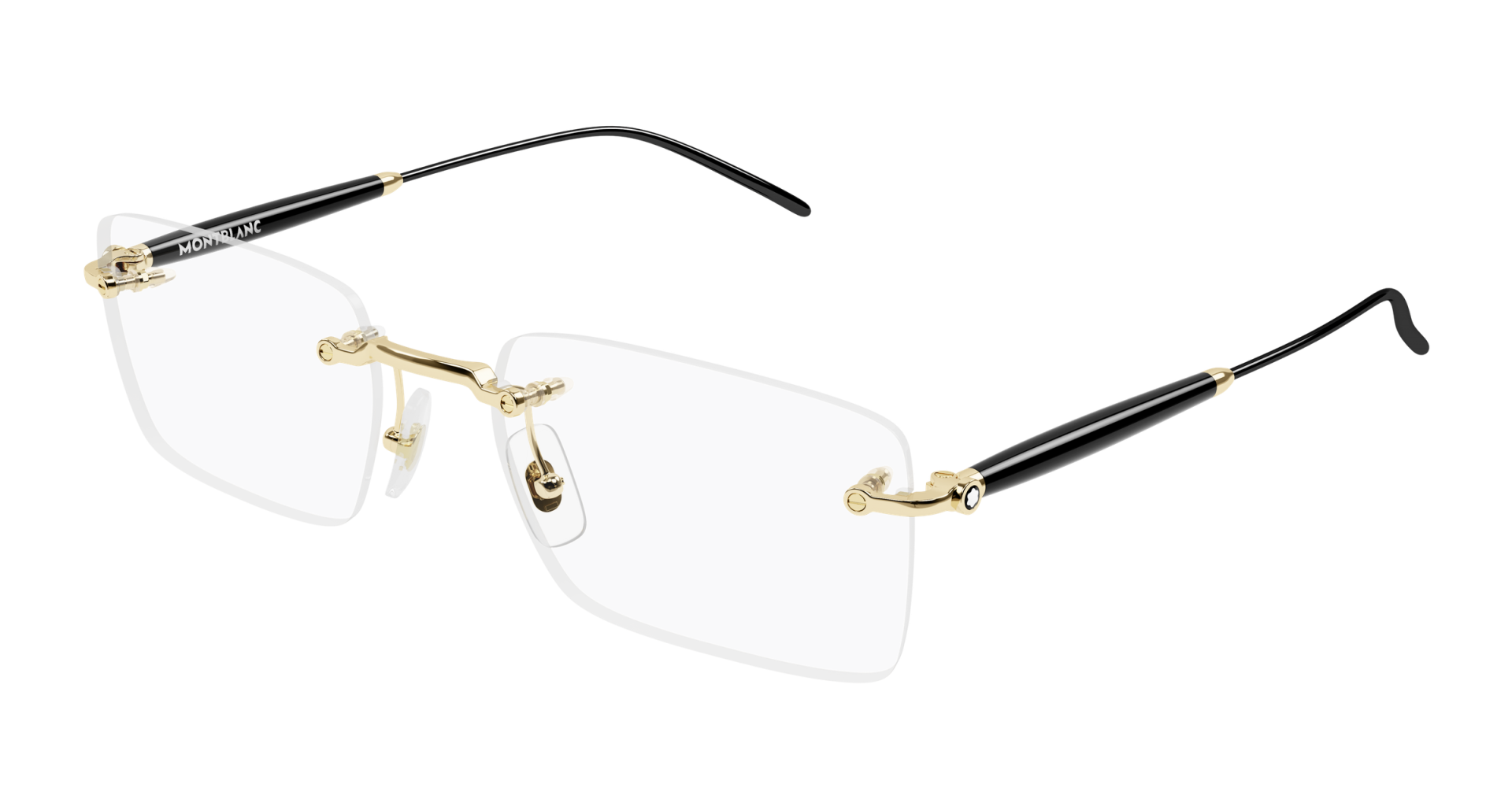 Ophthalmic frames Mont Blanc MB0411O 001 8056376564877 | Ottica Lux