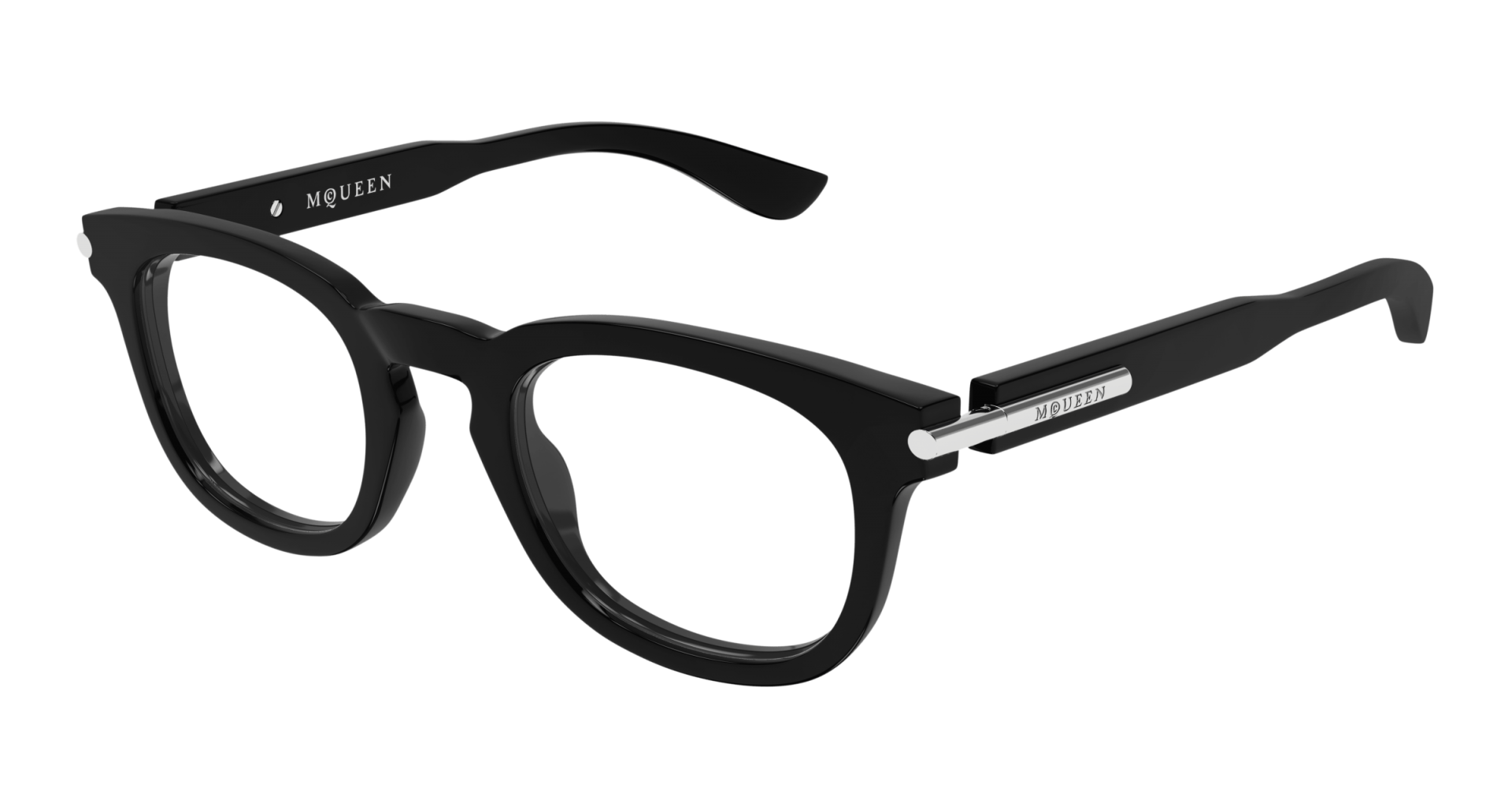 Ophthalmic frames Alexander McQUEEN AM0498O 001 8056376566987 | Ottica Lux