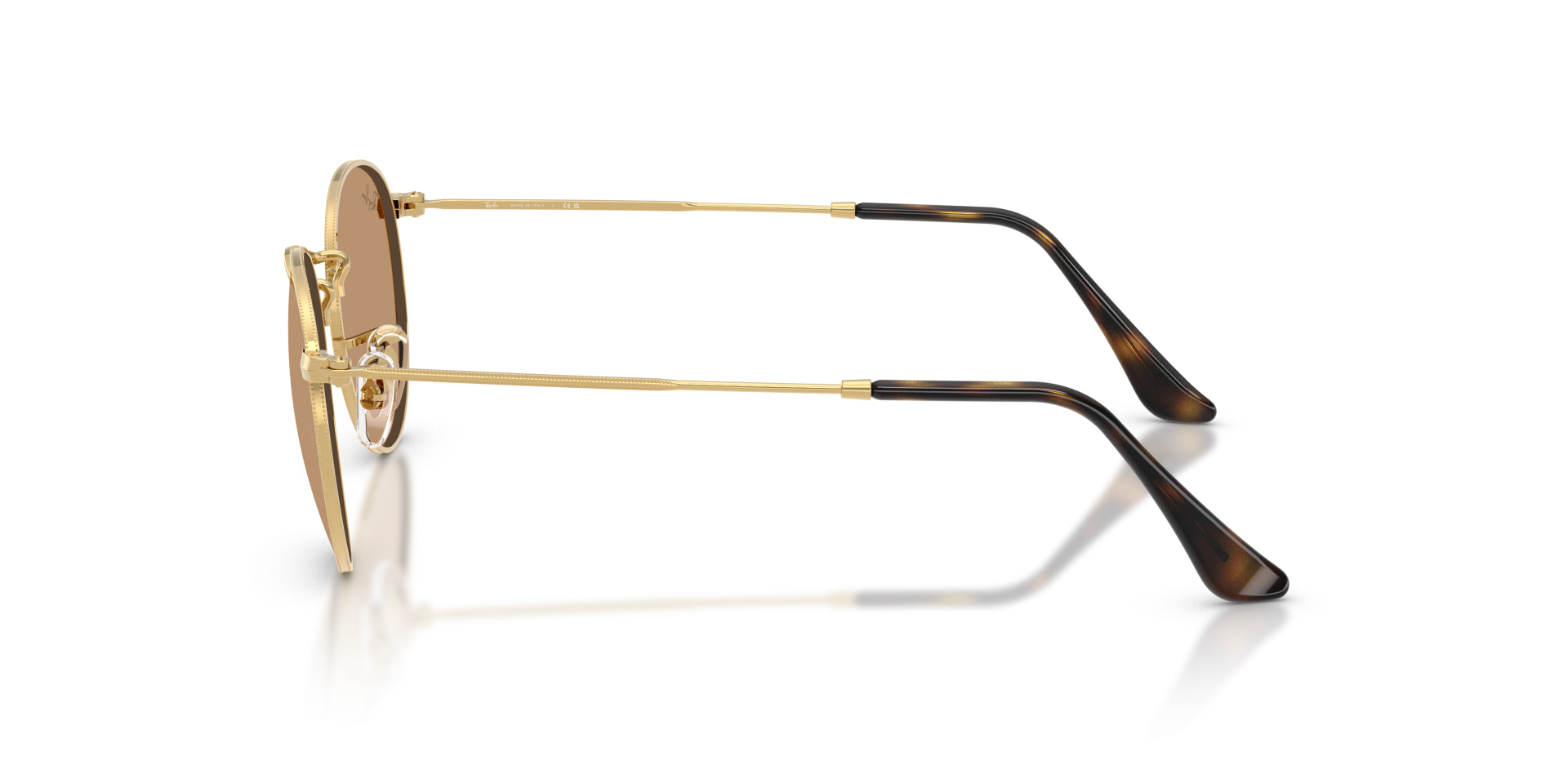 Sunglasses Ray-Ban RB3447 ROUND METAL 001/53 8056262999462 | Ottica Lux