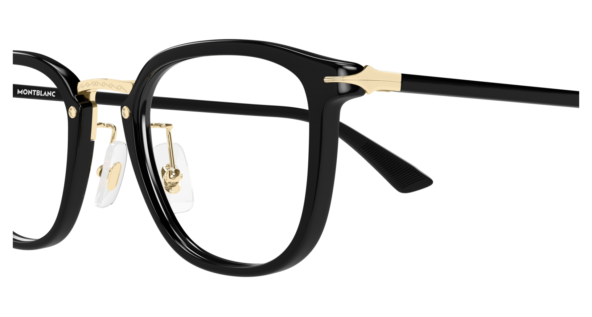 Ophthalmic frames Mont Blanc MB0440OA 001 8056376615050 | Ottica Lux