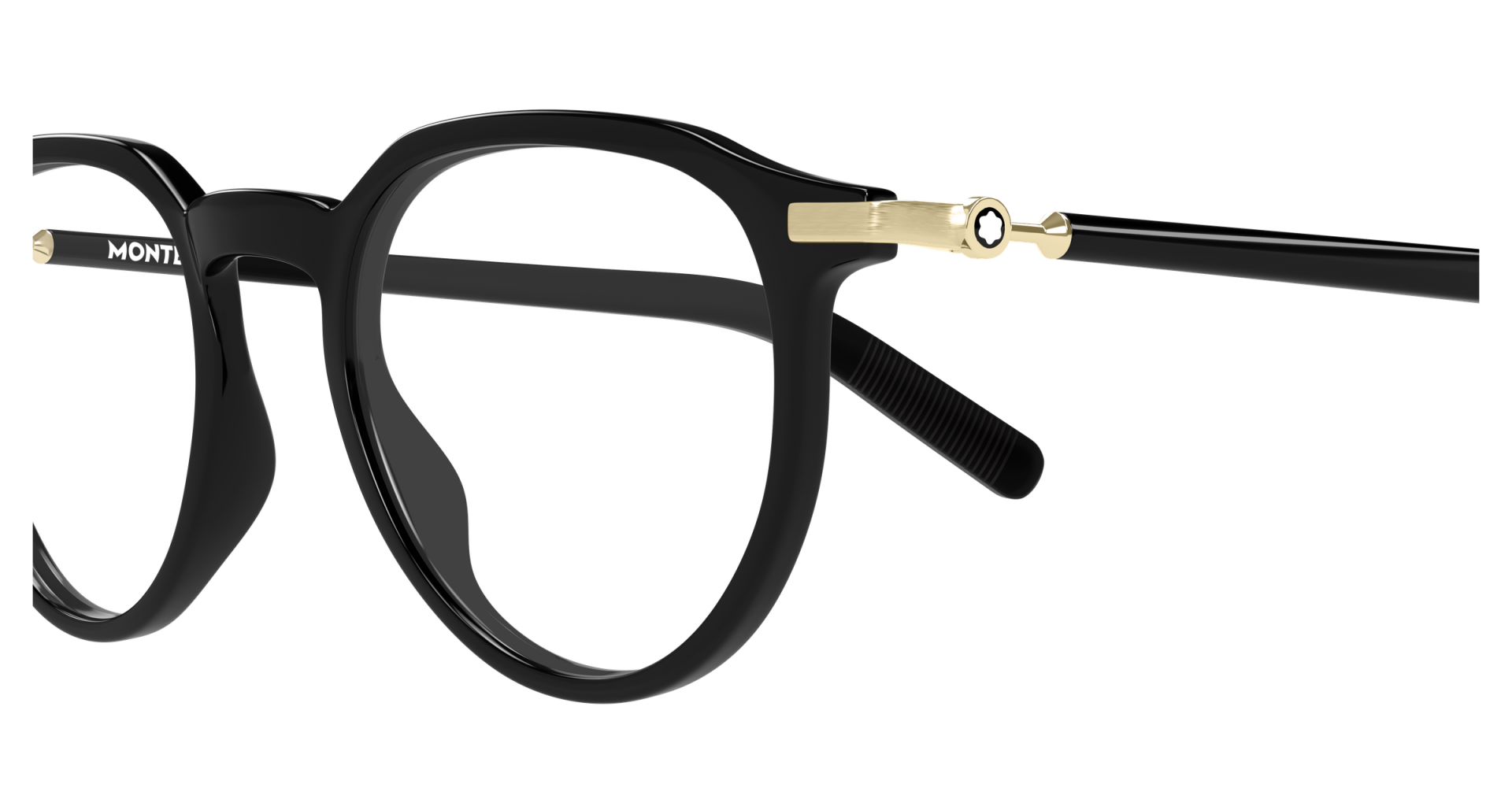 Ophthalmic frames Mont Blanc MB0495O 001 8056376653755 | Ottica Lux