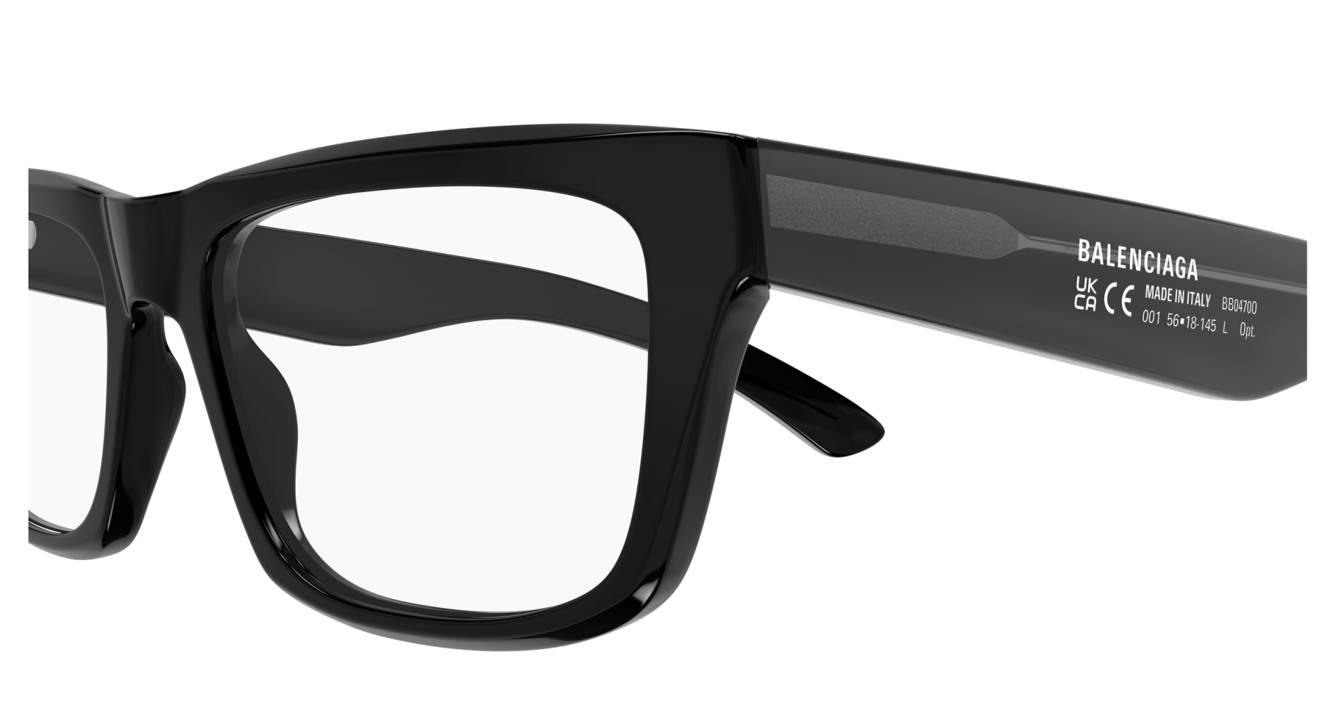 Ophthalmic frames Balenciaga BB0470O 001 8056376646092 | Ottica Lux