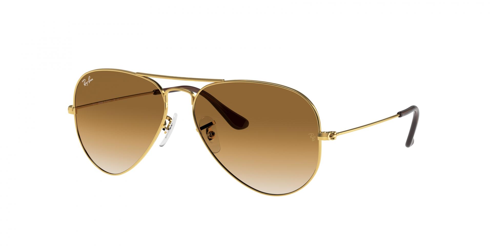 Sunglasses Ray-Ban RB3025 AVIATOR LARGE METAL 001/51 0805289305040 | Ottica Lux
