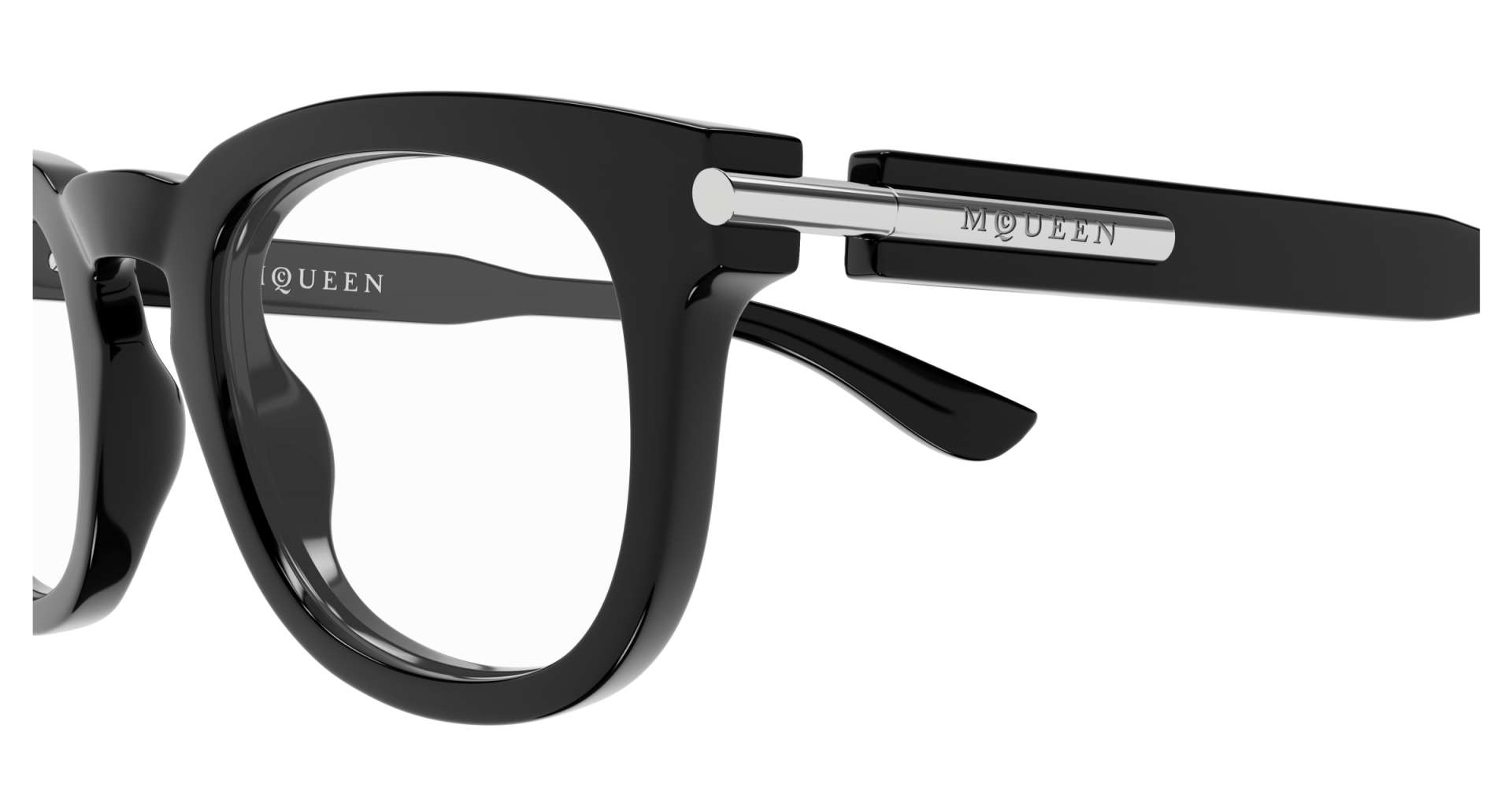 Ophthalmic frames Alexander McQUEEN AM0498O 001 8056376566987 | Ottica Lux