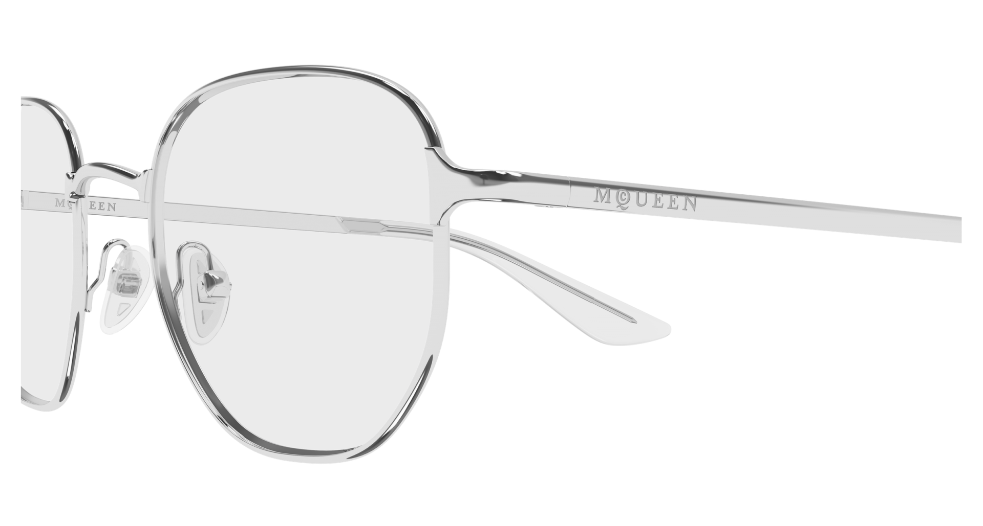 Occhiali da vista Alexander McQUEEN AM0590O 001 8056376689655 | Ottica Lux