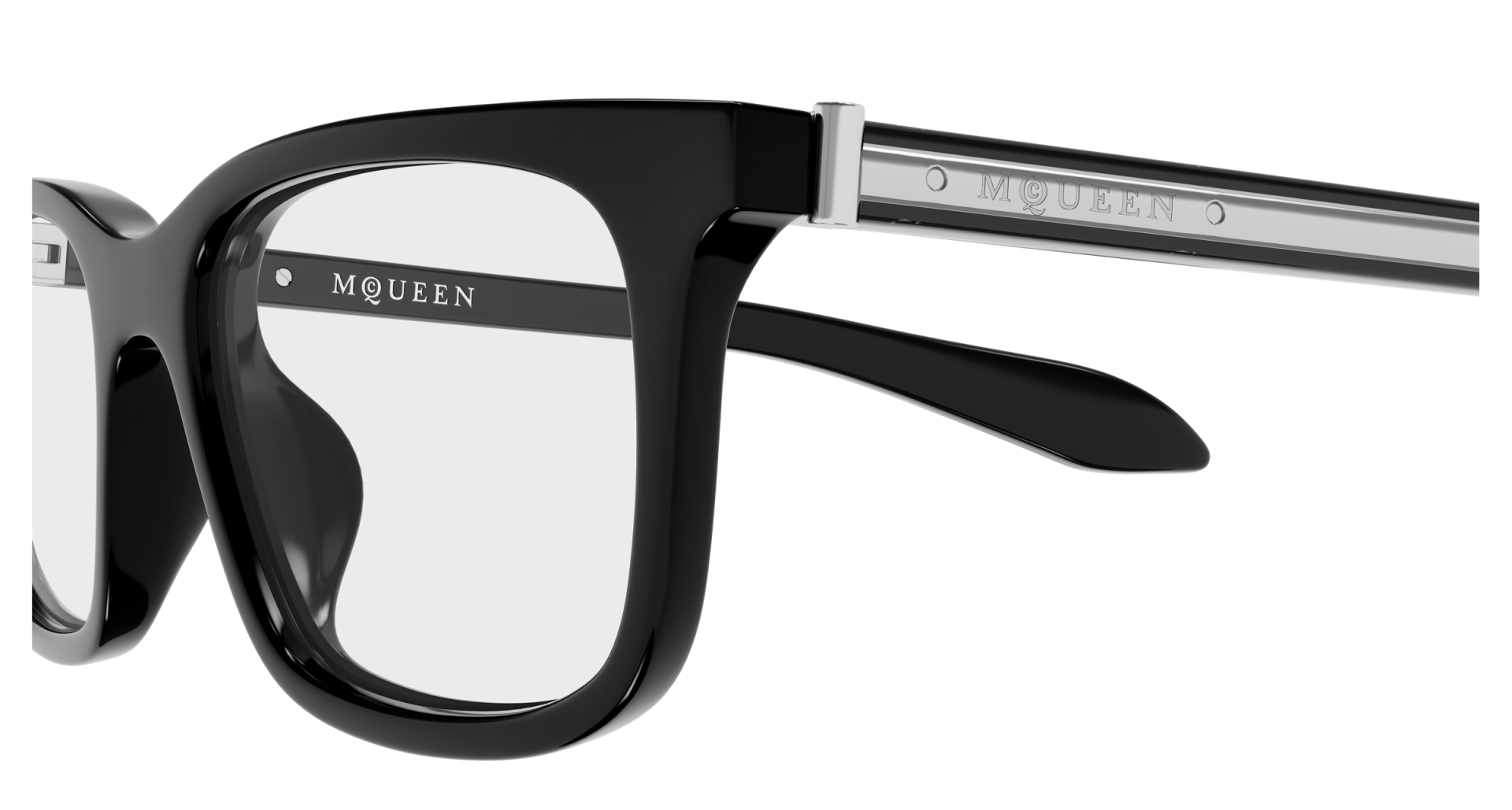 Ophthalmic frames Alexander McQUEEN AM0587O 001 8056376689570 | Ottica Lux